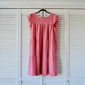 Maxwell and Geraldine Small Dress Red and White Plaid | Size Small